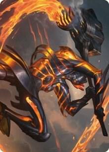 Forgehammer Centurion Art Card [Art Series: Phyrexia: All Will Be One] 26