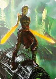 Nahiri, the Unforgiving Art Card (51/81) [Art Series: Phyrexia: All Will Be One] 51