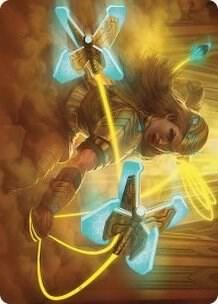 Bladehold War-Whip Art Card [Art Series: Phyrexia: All Will Be One] 46