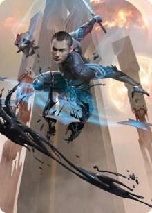 Kaito, Dancing Shadow Art Card (48/81) [Art Series: Phyrexia: All Will Be One] 48