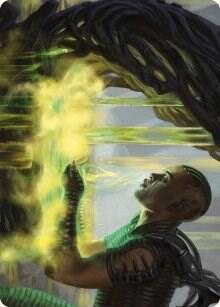 Necrogen Communion Art Card [Art Series: Phyrexia: All Will Be One] 21