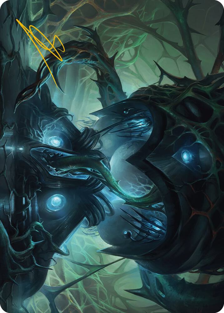 Expand the Sphere Art Card (Gold-Stamped Signature) [Art Series: Phyrexia: All Will Be One] 38
