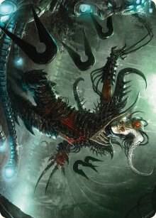 Vraan, Executioner Thane Art Card [Art Series: Phyrexia: All Will Be One] 24