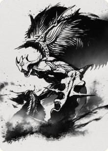 Phyrexian Vindicator Art Card (65/81) [Art Series: Phyrexia: All Will Be One] 65