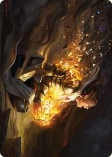 Vanish into Eternity Art Card [Art Series: Phyrexia: All Will Be One] 10