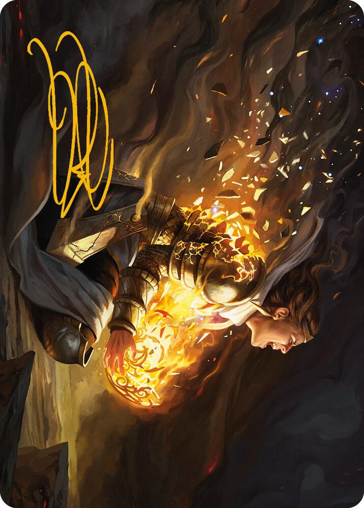 Vanish into Eternity Art Card (Gold-Stamped Signature) [Art Series: Phyrexia: All Will Be One] 10