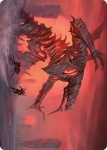 Red Sun's Twilight Art Card [Art Series: Phyrexia: All Will Be One] 33