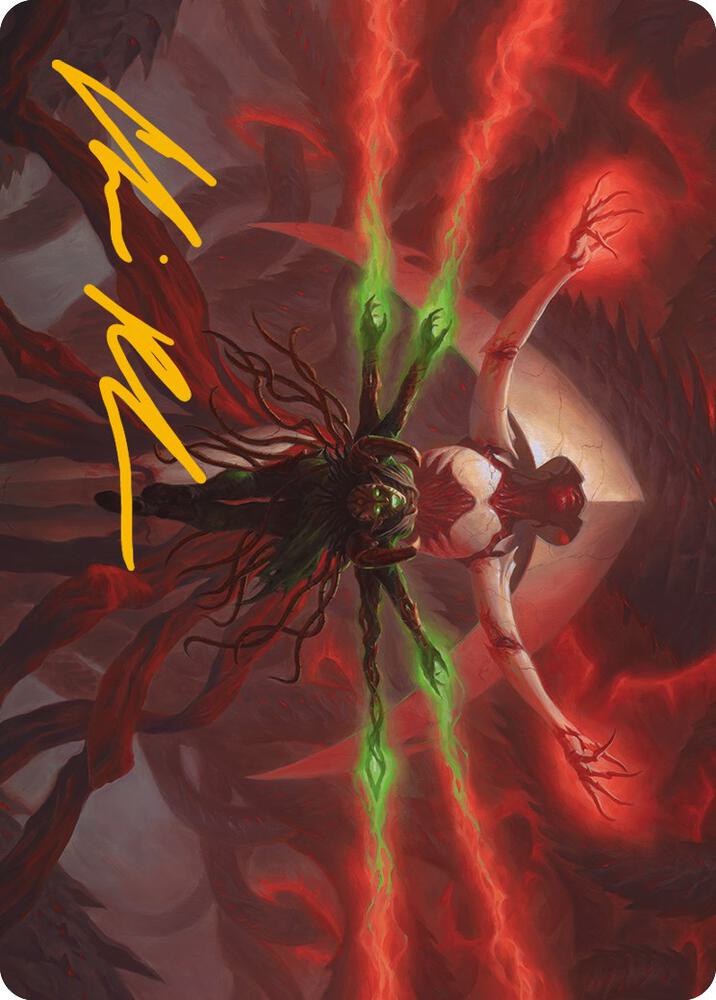 All Will Be One Art Card (Gold-Stamped Signature) [Art Series: Phyrexia: All Will Be One] 25