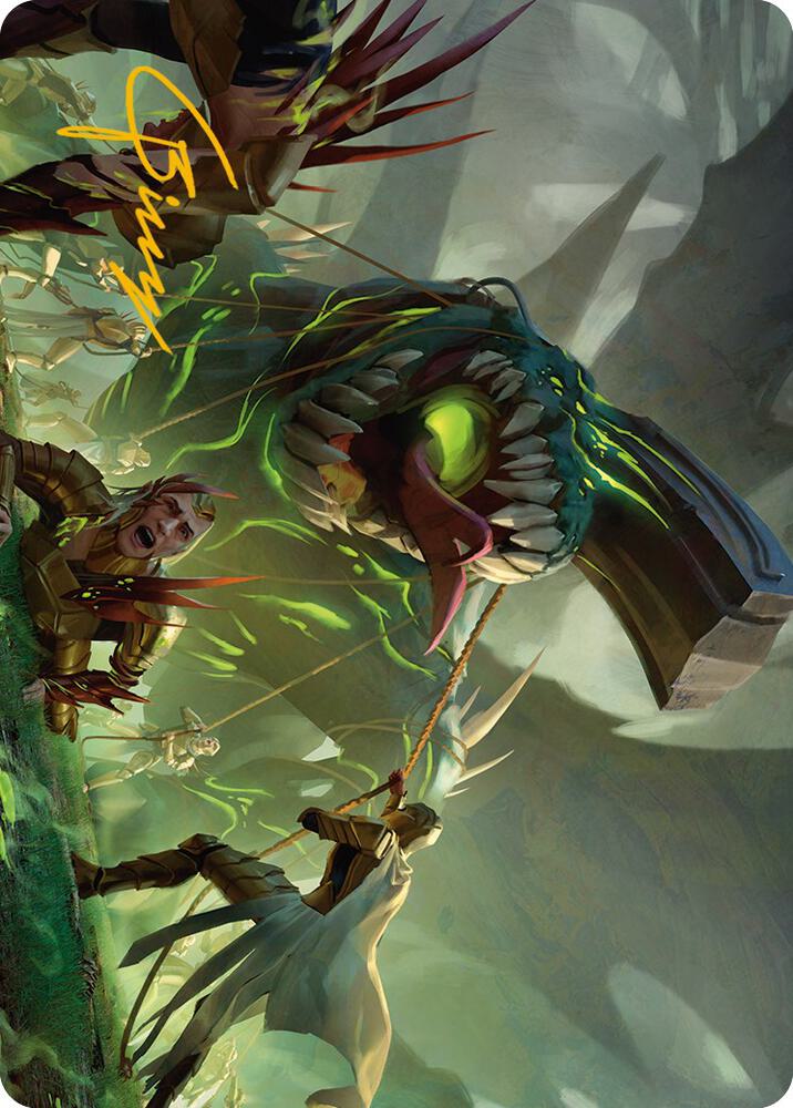Noxious Assault Art Card (Gold-Stamped Signature) [Art Series: Phyrexia: All Will Be One] 41