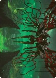 Archfiend of the Dross Art Card [Art Series: Phyrexia: All Will Be One] 18