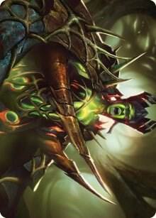 Maze's Mantle Art Card [Art Series: Phyrexia: All Will Be One] 40
