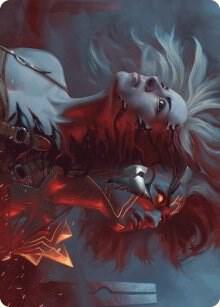 Thrill of Possibility Art Card [Art Series: Phyrexia: All Will Be One] 36