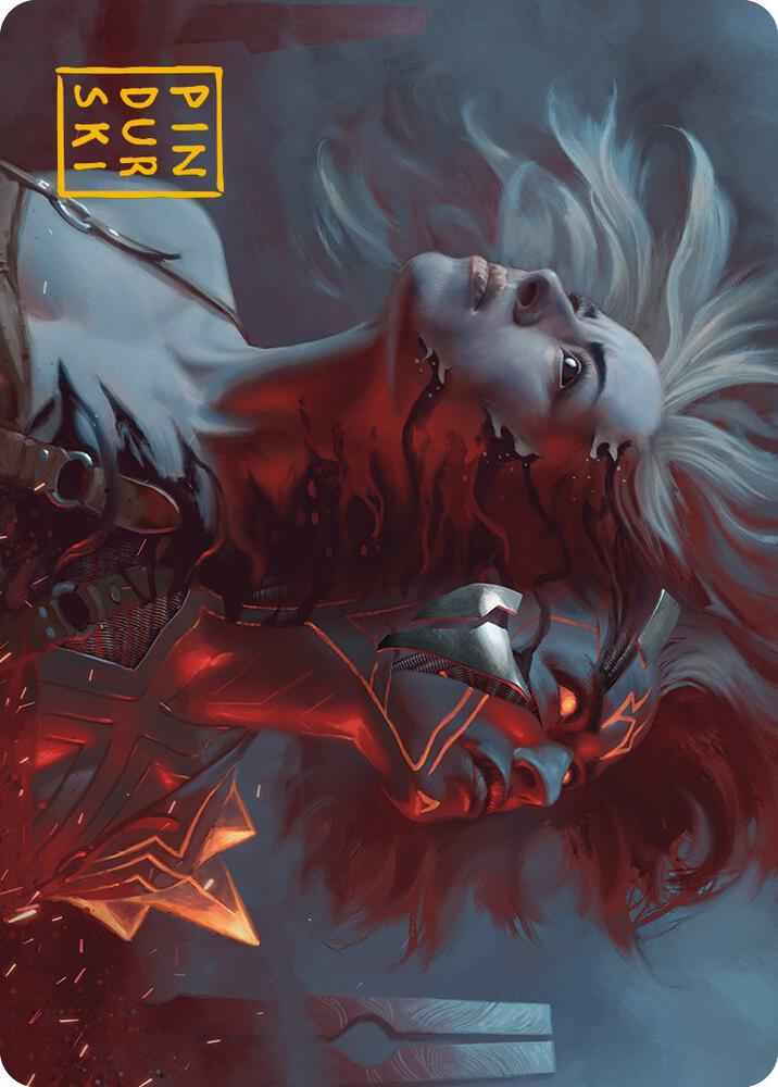Thrill of Possibility Art Card (Gold-Stamped Signature) [Art Series: Phyrexia: All Will Be One] 36