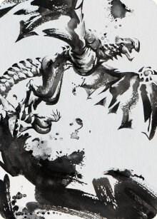Quicksilver Fisher Art Card [Art Series: Phyrexia: All Will Be One] 68