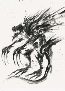 Phyrexian Obliterator Art Card [Art Series: Phyrexia: All Will Be One] 71