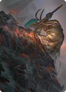 Against All Odds Art Card [Art Series: Phyrexia: All Will Be One] 1