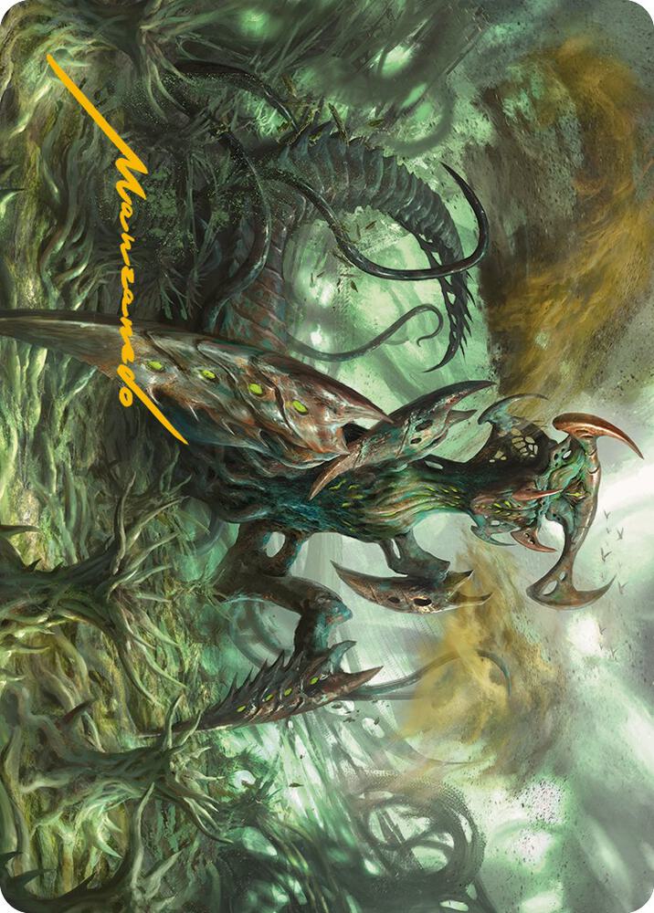 Zopandrel, Hunger Dominus Art Card (Gold-Stamped Signature) [Art Series: Phyrexia: All Will Be One] 44