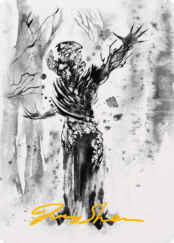 Rustvine Cultivator Art Card (Gold-Stamped Signature) [Art Series: Phyrexia: All Will Be One] 75