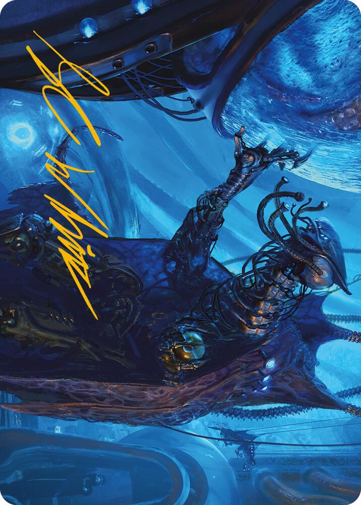 Atmosphere Surgeon Art Card (Gold-Stamped Signature) [Art Series: Phyrexia: All Will Be One] 12