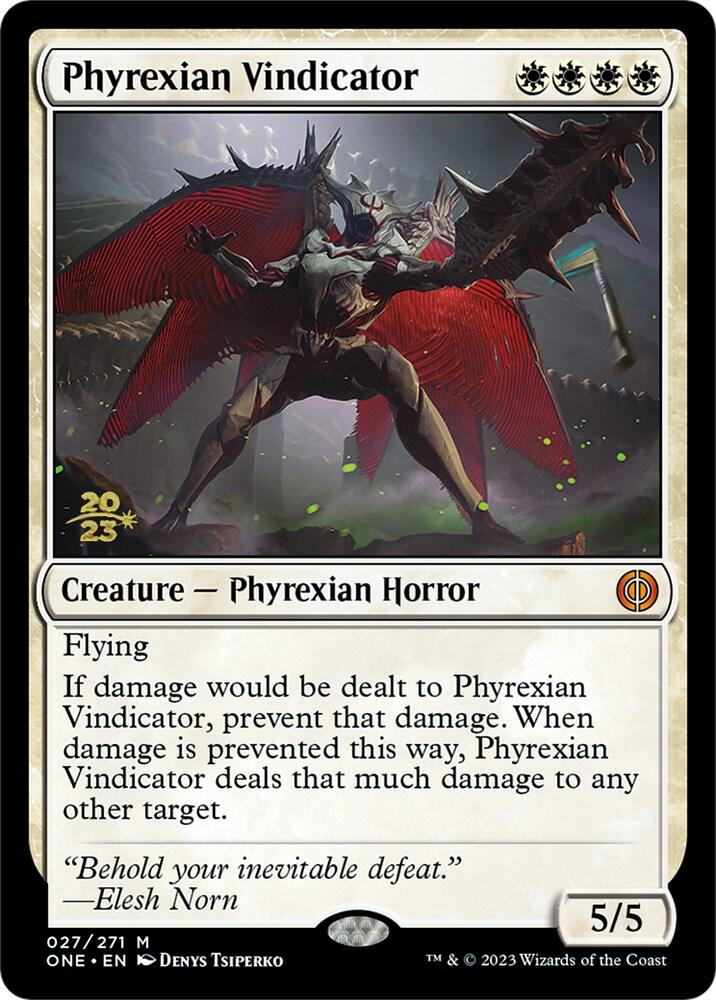 Phyrexian Vindicator [Prerelease Cards] 27