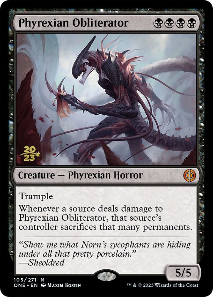 Phyrexian Obliterator [Prerelease Cards] 105