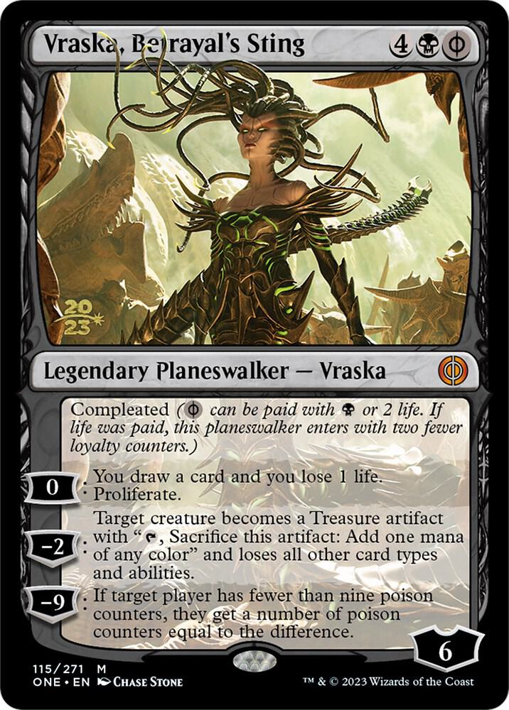 Vraska, Betrayal's Sting [Prerelease Cards] 115