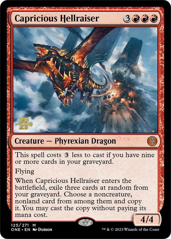 Capricious Hellraiser [Prerelease Cards] 125