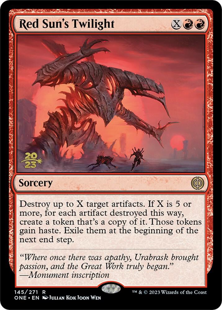 Red Sun's Twilight [Prerelease Cards] 145
