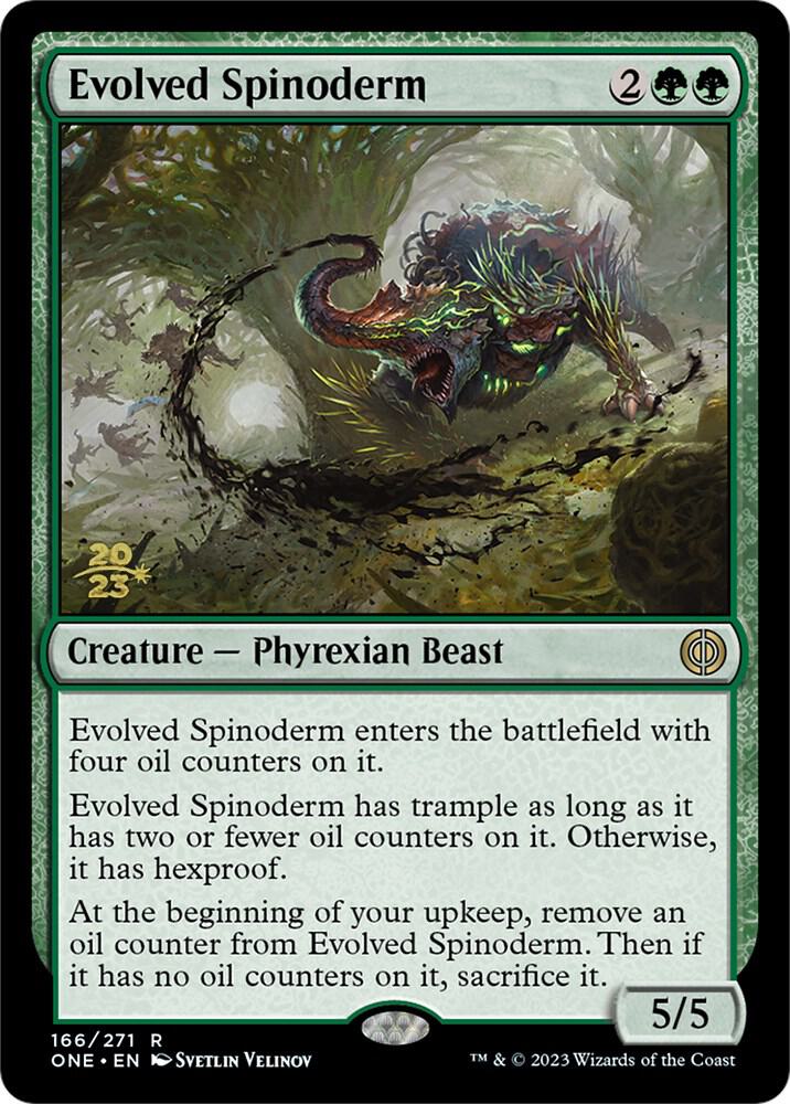 Evolved Spinoderm [Prerelease Cards] 166