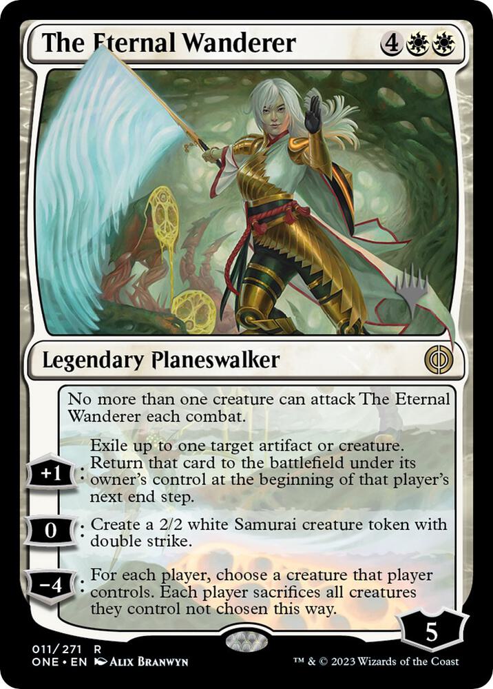 The Eternal Wanderer [Promo Pack: Phyrexia: All Will Be One] 11