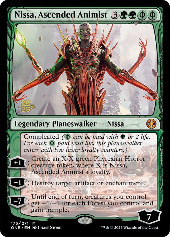 Nissa, Ascended Animist [Prerelease Cards] 175