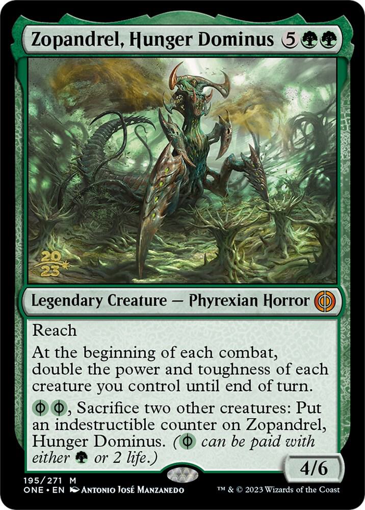 Zopandrel, Hunger Dominus [Prerelease Cards] 195