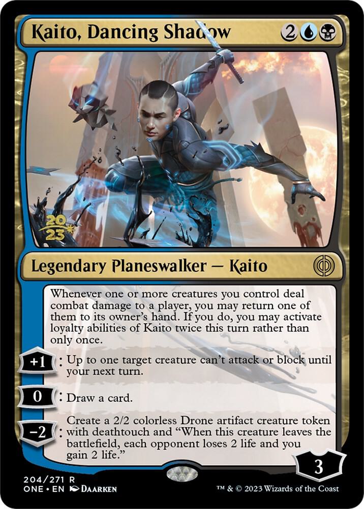Kaito, Dancing Shadow [Prerelease Cards] 204