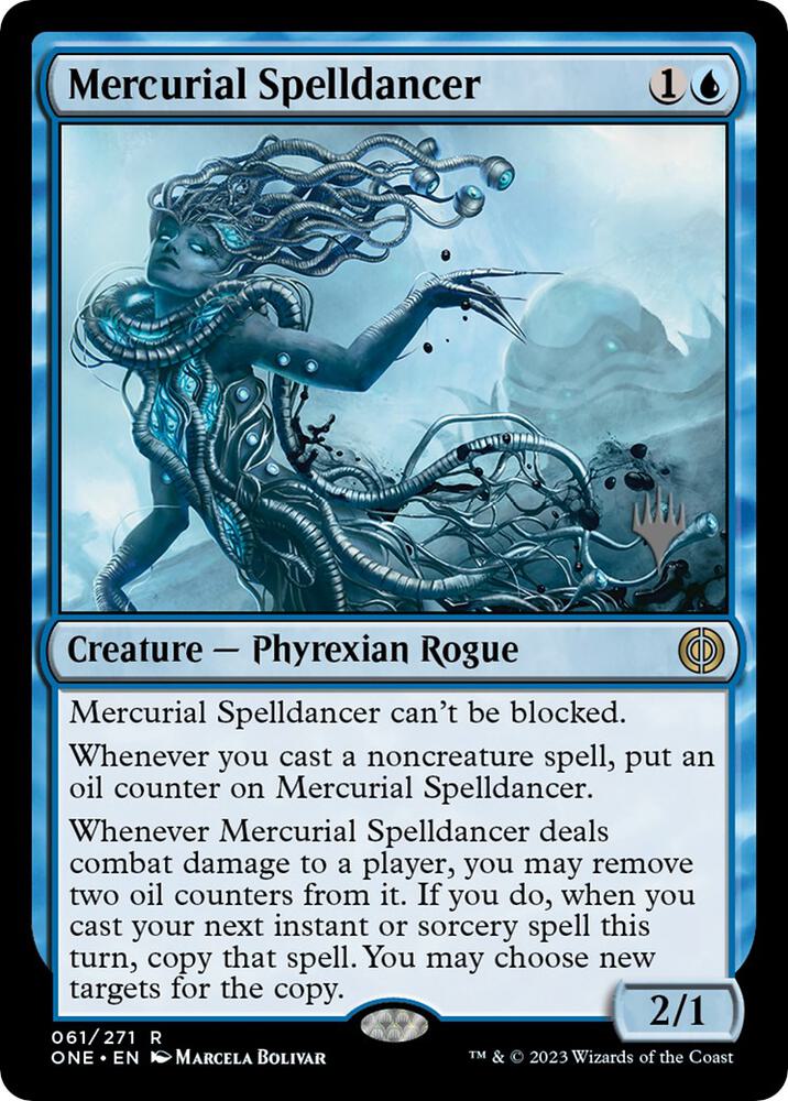 Mercurial Spelldancer [Promo Pack: Phyrexia: All Will Be One] 61