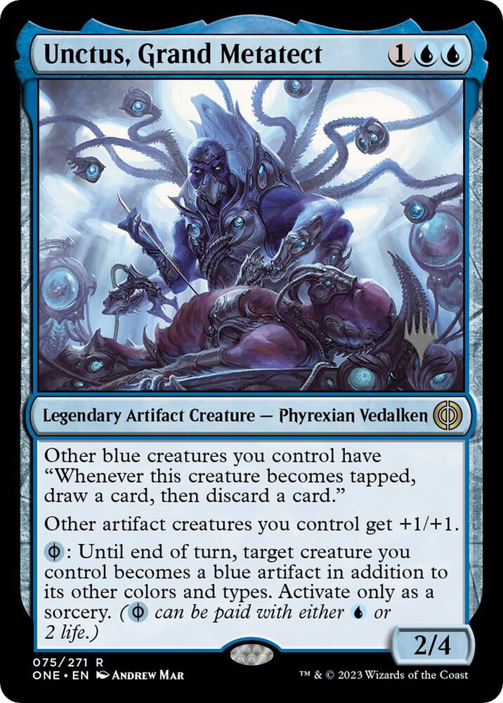 Unctus, Grand Metatect [Promo Pack: Phyrexia: All Will Be One] 75