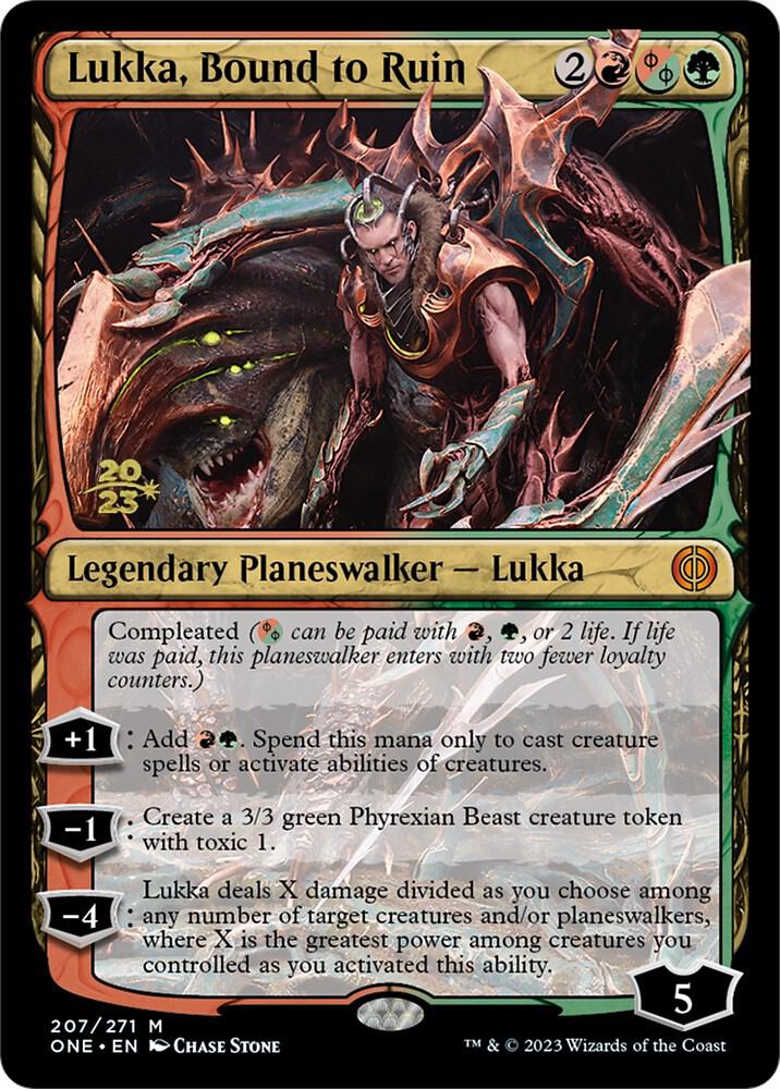 Lukka, Bound to Ruin [Prerelease Cards] 207