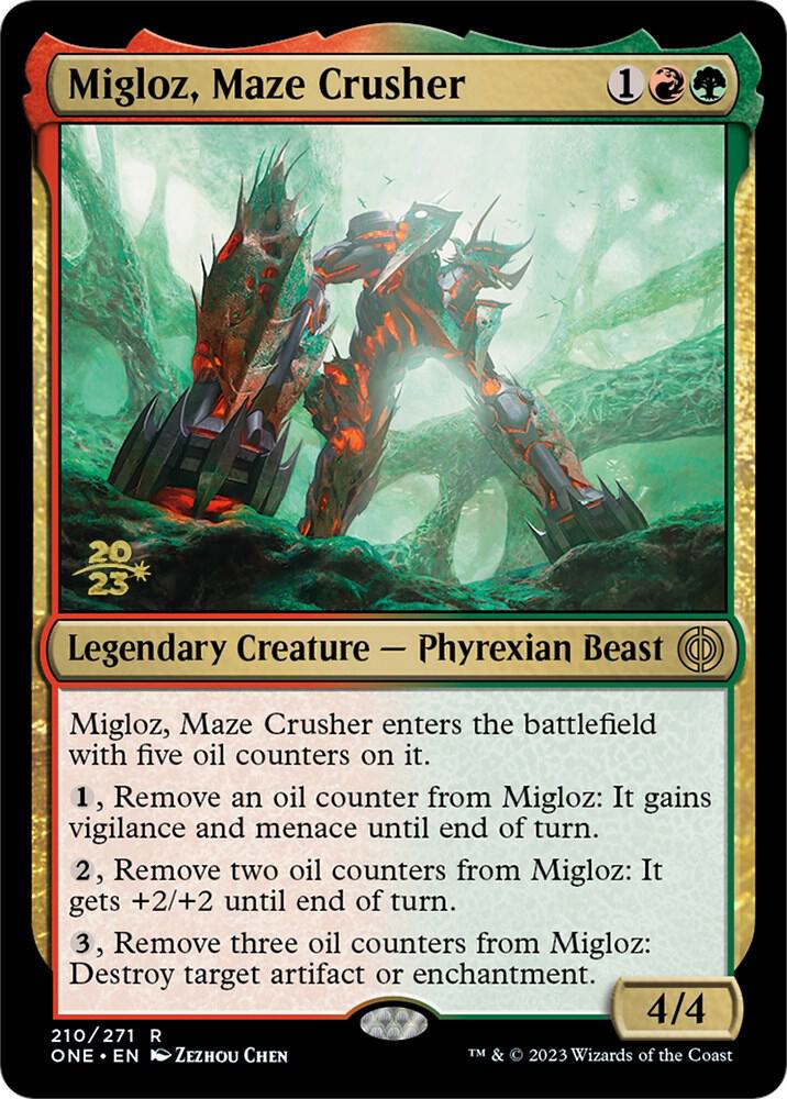 Migloz, Maze Crusher [Prerelease Cards] 210