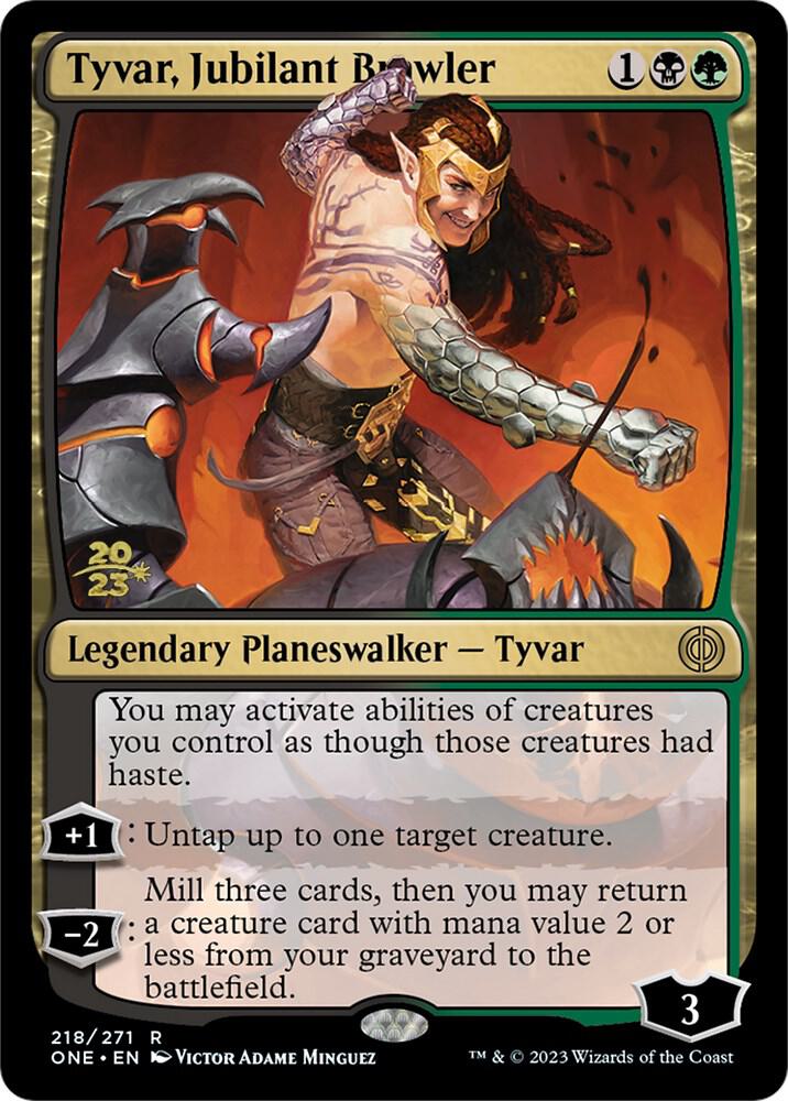 Tyvar, Jubilant Brawler [Prerelease Cards] 218