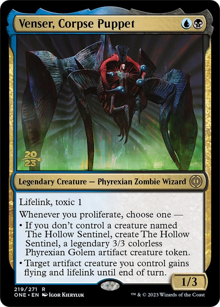 Venser, Corpse Puppet [Prerelease Cards] 219