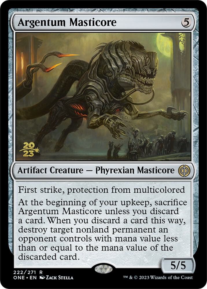 Argentum Masticore [Prerelease Cards] 222