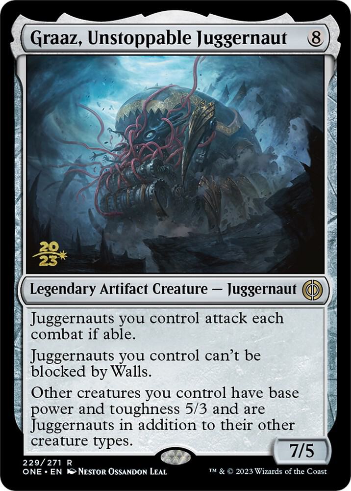 Graaz, Unstoppable Juggernaut [Prerelease Cards] 229