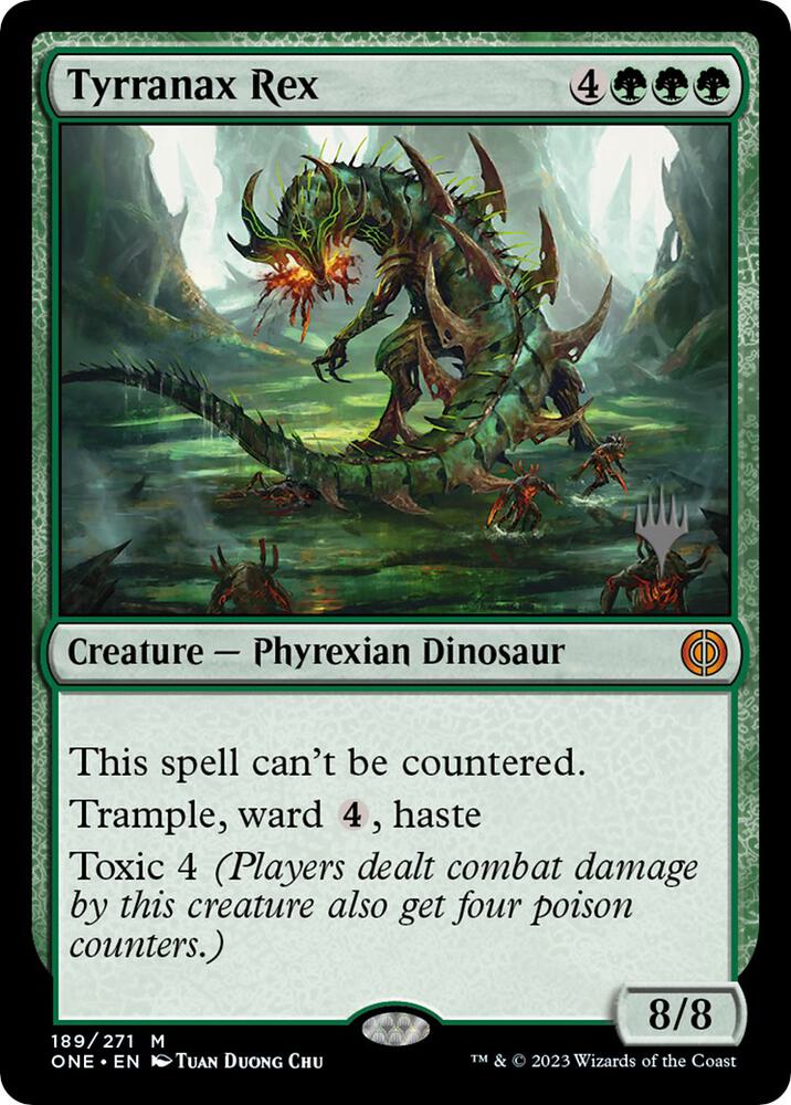 Tyrranax Rex [Promo Pack: Phyrexia: All Will Be One] 189