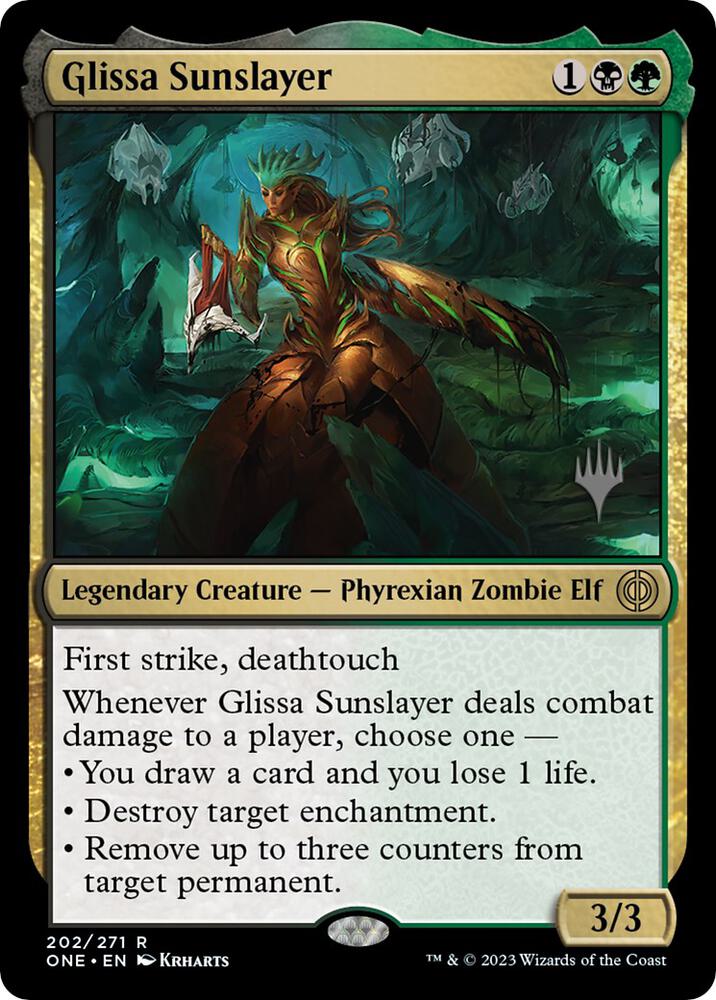 Glissa Sunslayer [Promo Pack: Phyrexia: All Will Be One] 202