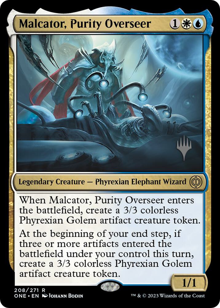 Malcator, Purity Overseer [Promo Pack: Phyrexia: All Will Be One] 208
