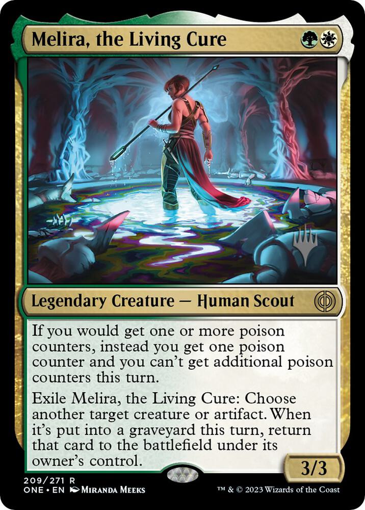 Melira, the Living Cure [Promo Pack: Phyrexia: All Will Be One] 209
