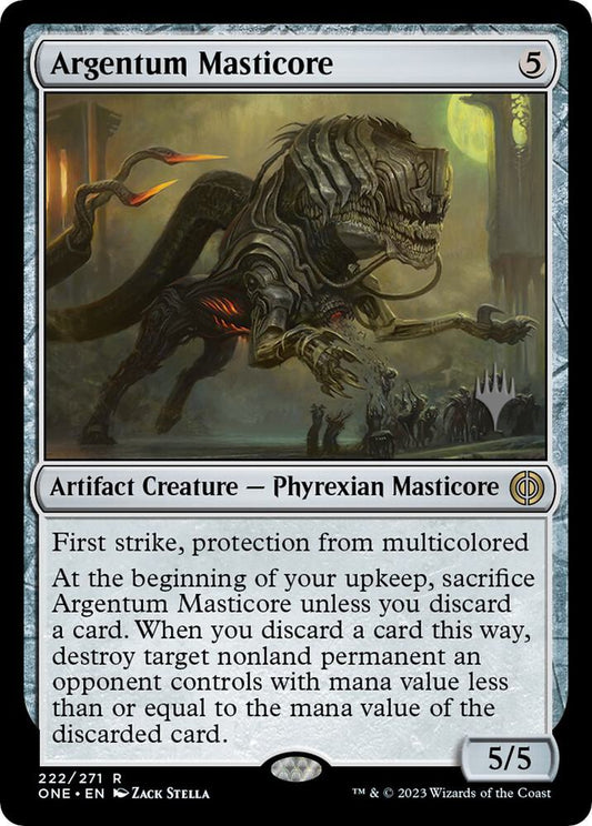 Argentum Masticore [Promo Pack: Phyrexia: All Will Be One] 222