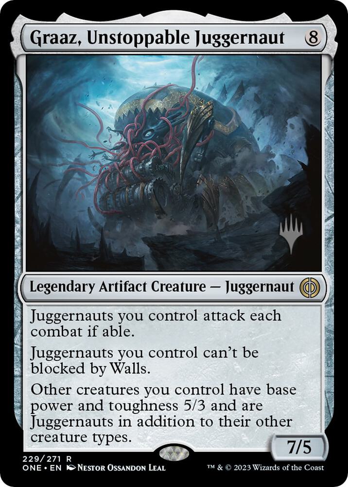 Graaz, Unstoppable Juggernaut [Promo Pack: Phyrexia: All Will Be One] 229