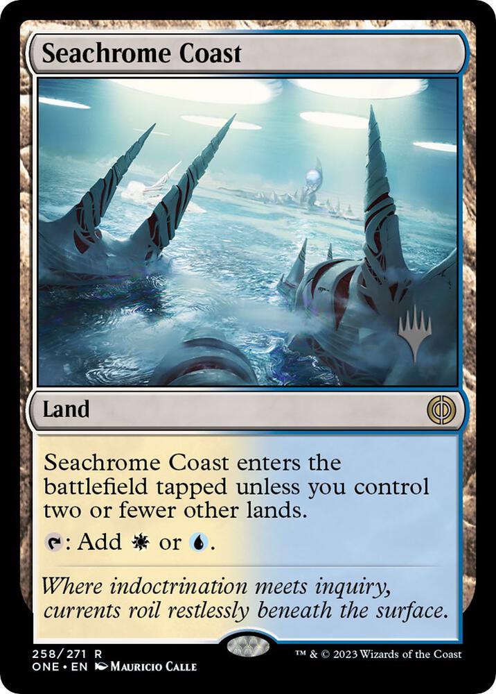 Seachrome Coast [Promo Pack: Phyrexia: All Will Be One] 258