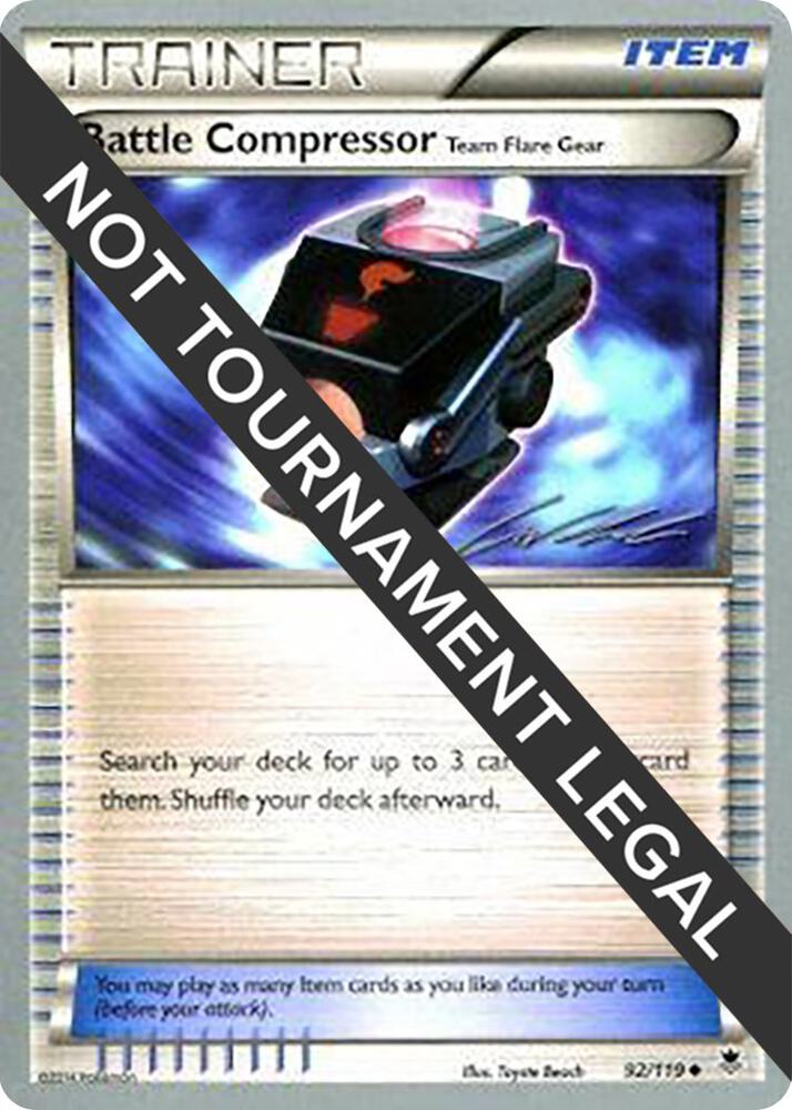 Battle Compressor (Team Flare Gear) - 2016 (Cody Walinski) [World Championship Decks] 92/119