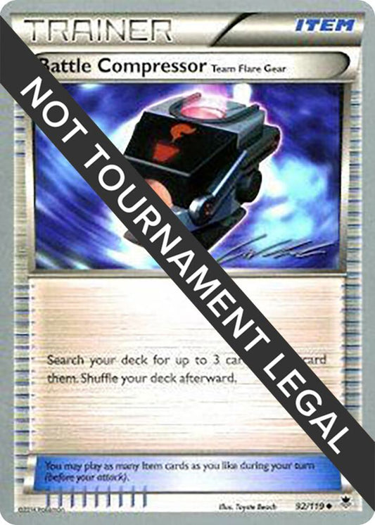 Battle Compressor (Team Flare Gear) - 2016 (Cody Walinski) [World Championship Decks] 92/119